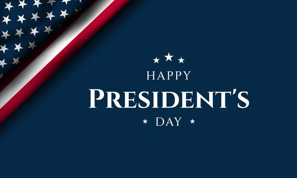 Achtergrond Van President Day Vector Illustratie — Stockvector