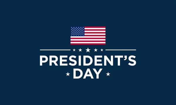 Σχεδιασμός Φόντου Για Την Ημέρα Του Προέδρου Εικονογράφηση Διανύσματος — Διανυσματικό Αρχείο