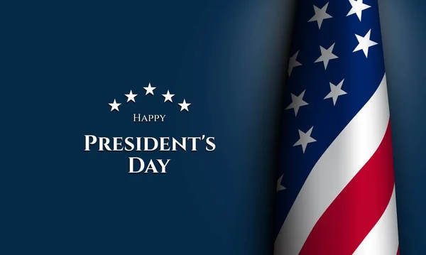 Achtergrond Van President Day Vector Illustratie — Stockvector