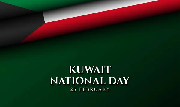 쿠웨이트 국민의 National Day 사기적 — 스톡 벡터