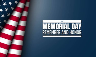 Anma Günü Arkaplan Tasarımı. Vektör İllüstrasyonu.