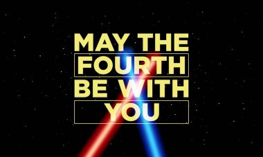 Ayın 4 'ü seninle olsun. Yıldız Savaşları 'nın Kılıç ve Yıldızlarla Gün Gösterimi.