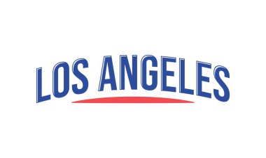 Los Angeles Harf Vektör Tasarımı.