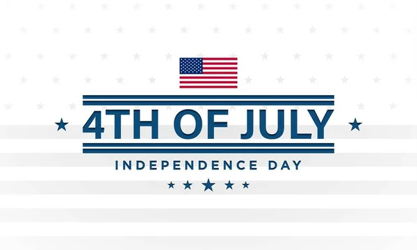 Jour Indépendance Des États Unis Contexte Juillet — Image vectorielle