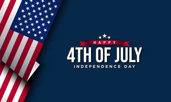 Projeto Fundo Dia Independência Dos Estados Unidos Julho — Vetor de Stock