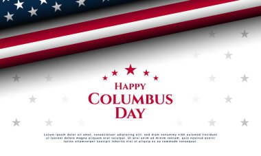 Columbus Günü Arkaplan Tasarımı.