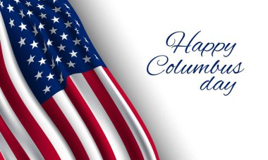 Columbus Günü Arkaplan Tasarımı.