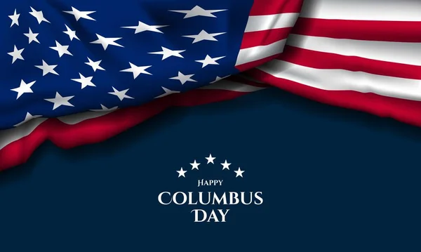 Columbus Day Background Design Ilustración Vectorial — Vector de stock
