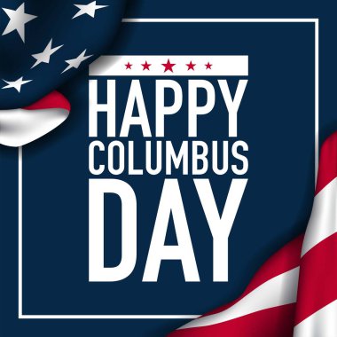 Columbus Günü Arkaplan Tasarımı.
