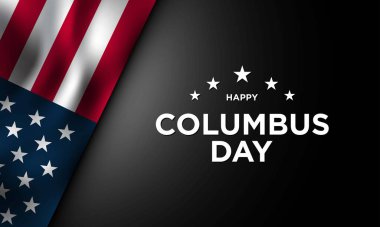 Columbus Günü Arkaplan Tasarımı.