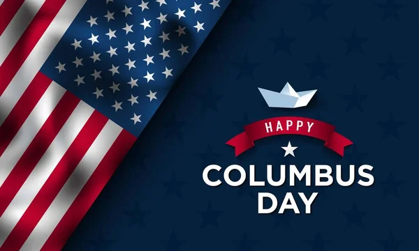 Día Colón Antecedentes — Vector de stock