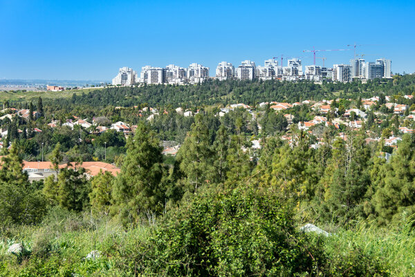 Bird's Eye View of the West Bank