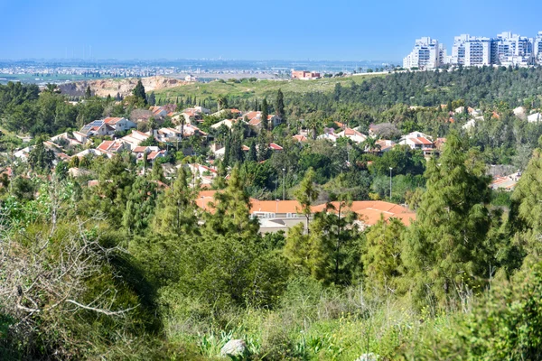 Bird 's Eye View of the West Bank — стоковое фото