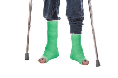 İki yeşil bacak yayınları ve koltuk değneği