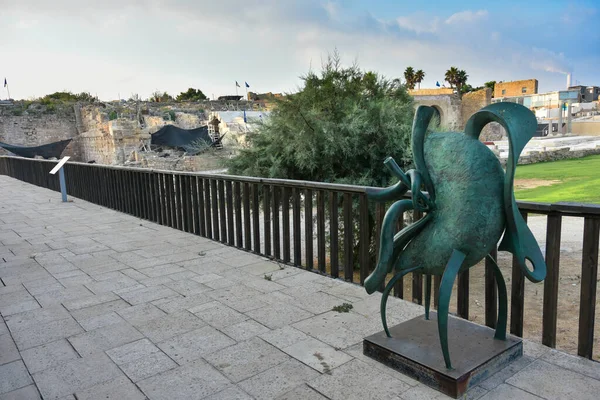 Caesarea Israel Aug 2020 Büyük Herod Tarafından Inşa Edilen Tarihi — Stok fotoğraf