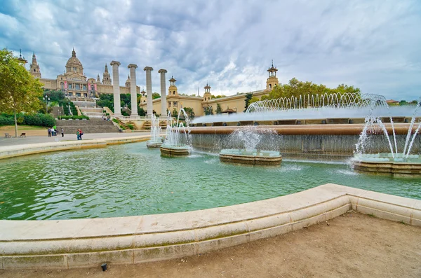 The National Palace in Montjuic, Barcelona, Spain — Stock Photo, Image