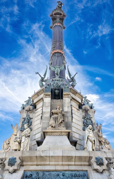 Monumento a Colón (Mirador de Colom) en Barcelona — Foto de Stock