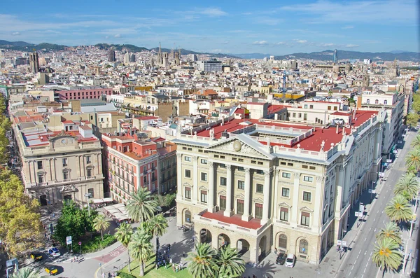 Aerial view of Barcelona — Stock Photo, Image