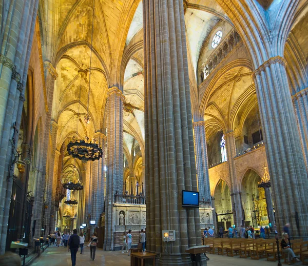 Gothic Barselona Katedrali (Catedral de Barcelon iç