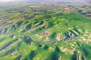 İsrail - kuş bakışı İsrail RAI sonra üzerinden balon