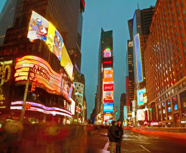 Broadway Times Square at night, New York