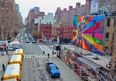 Manhattan New York Batı Yakası - 10th Avenue