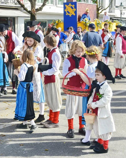 De Zurich voorjaar vakantie parade — Stockfoto