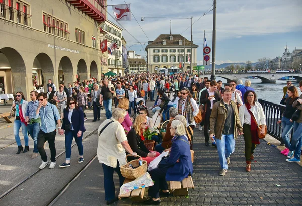 La sfilata delle vacanze di primavera a Zurigo — Foto Stock