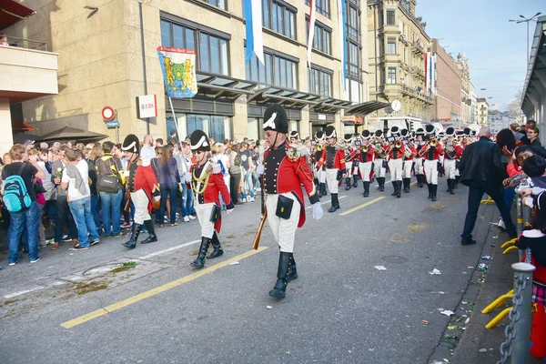 De Zurich voorjaar vakantie parade — Stockfoto