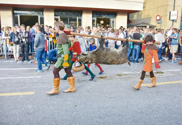 El desfile de vacaciones de primavera de Zurich — Foto de Stock