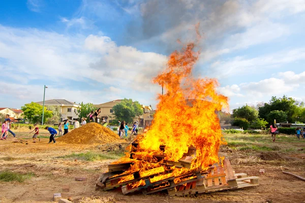 Hogueras Lag BaOmer en Israel —  Fotos de Stock