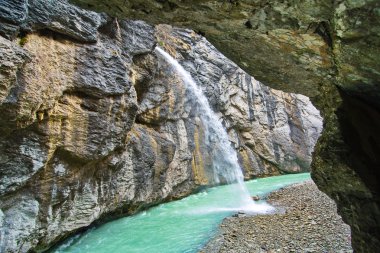 Aare Gorge - Aareschlucht Aare Nehri üzerinde