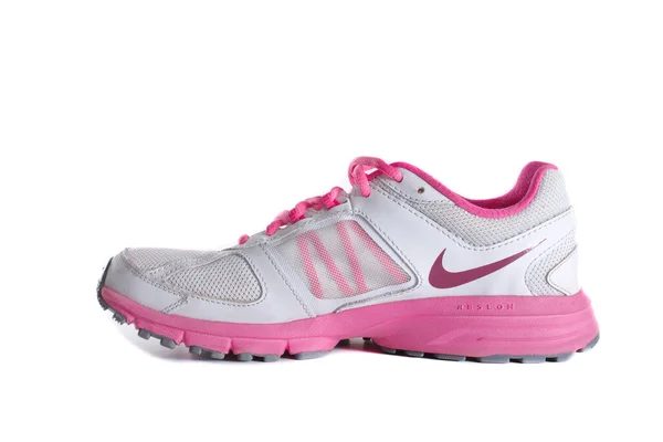 Nike vrouw roze Sportschoen - sneaker — Stockfoto