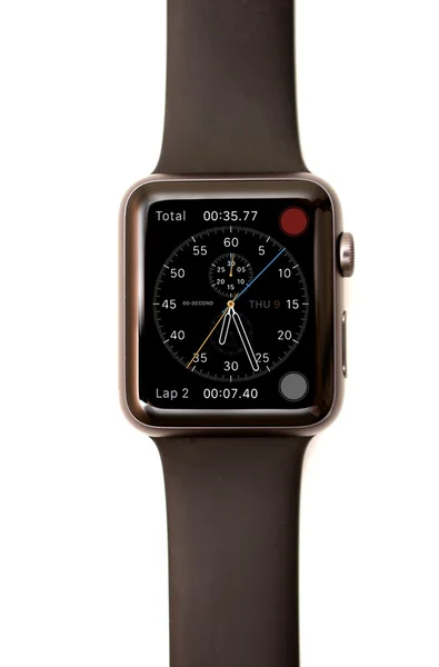 Экран хронографа Apple Watch Face — стоковое фото