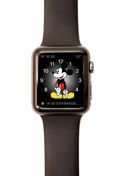 Pantalla del Apple Watch Mickey Face — Foto de Stock
