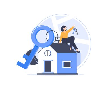 Invest Money in Real Estate Property. House Loan, Rent and Mortgage Concept