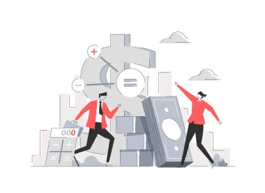 Yatırım analizi konsepti, finansal planlama, veri analiz konsepti, pazarlama, analiz ve beyin fırtınası iş konsepti