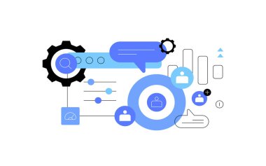 Dijital pazarlama stratejisi ve teknolojileri. Düz Çizim