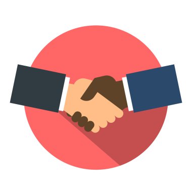 Handshake icon design clipart