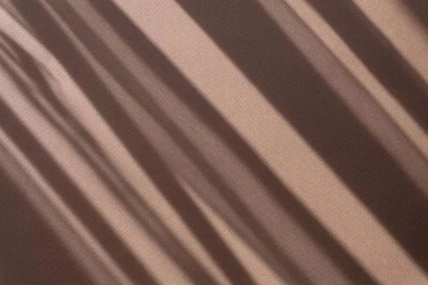 Fondo Marrón Abstracto Minimalista Con Una Sombra Forma Rayas Superficie — Foto de Stock