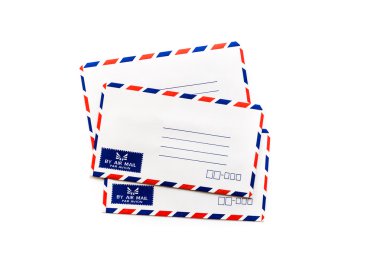 Hava posta zarf closeup