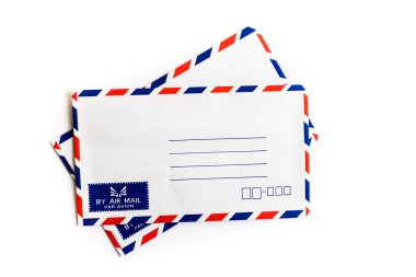 Hava posta zarf closeup