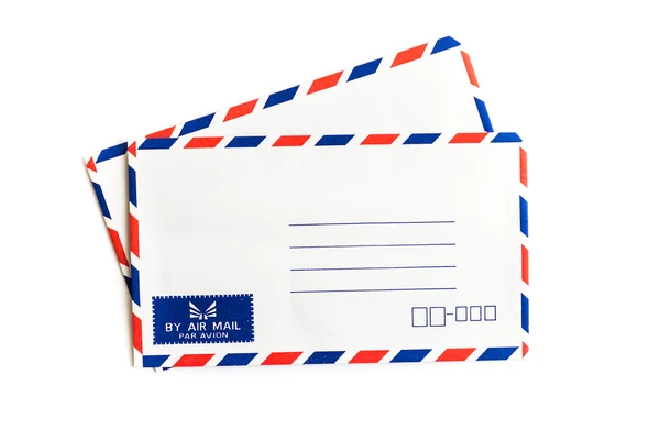 Close-up de envelope de correio aéreo — Fotografia de Stock