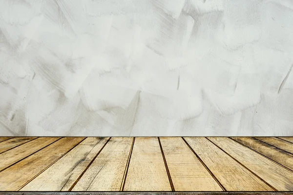 Grunge Wood Floor Concrete Background Backdrop — 스톡 사진