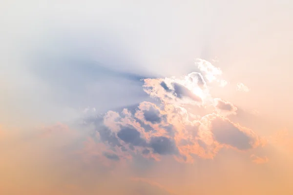 Arancio Cielo Tramonto Drammatico Cielo Dorato — Foto Stock