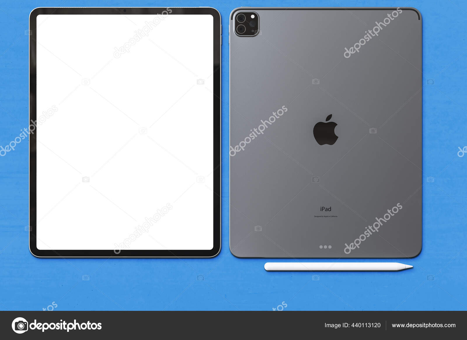 Bangkok, Thailand - JAN, 2021: Studio Shot Of New Apple IPad Pro.