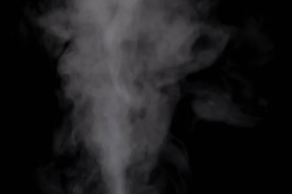 White smoke over black background for overlay design