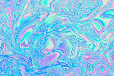 Grafik tasarımı, afiş, poster, temalar için basit çok renkli holografik grafiksel bulanık arkaplan