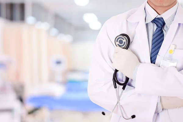 Doctor with stethoscope — Stock Photo, Image