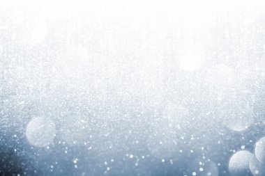 Soyut gümüş ışıklar açık arka plan